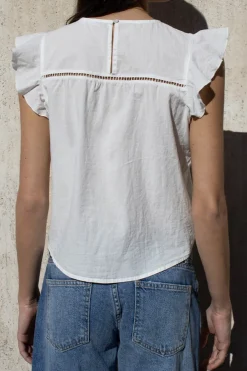Subdued Blusa con rouches Multicolor Online