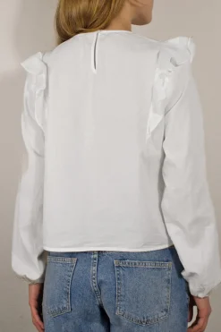 Subdued Blusa con rouches Multicolor