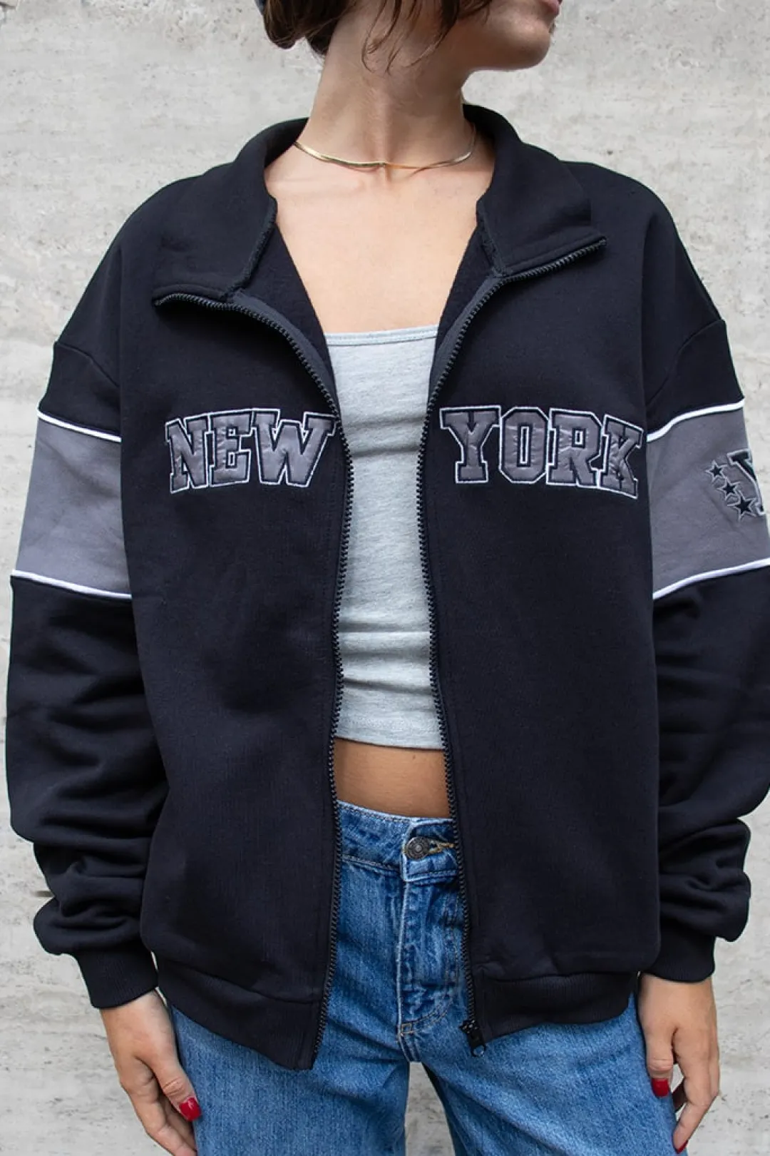 Subdued Bomber New York Multicolor