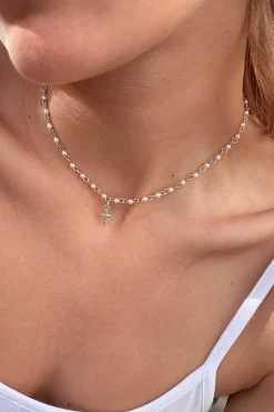 Subdued Collana croce Multicolor Outlet