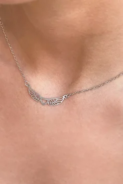 Subdued Collana cuore ali Multicolor Hot