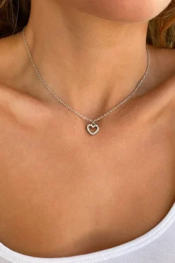Subdued Collana cuore strass Multicolor Outlet