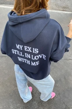 Subdued Felpa My ex is still in love Multicolor New