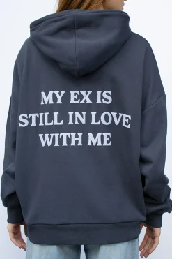 Subdued Felpa My ex is still in love Multicolor New