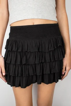 Subdued Gonna shorts con balze Multicolor Outlet