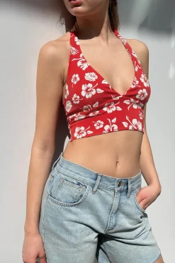 Subdued Halter top Multicolor Sale