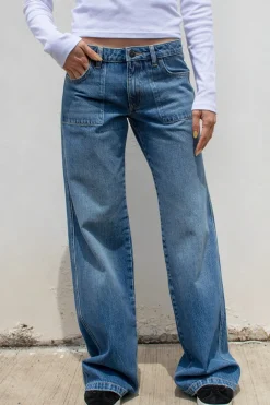 Subdued Jeans straight low waist Multicolor