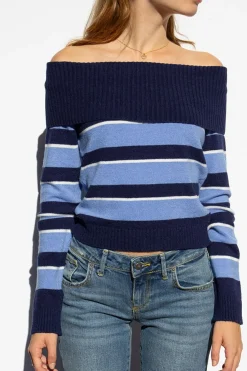 Subdued Maglione Off Shoulders Multicolor Best