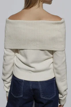 Subdued Maglione off-shoulders Multicolor New