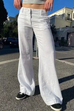 Subdued Pantaloni low waist in lino Multicolor Hot