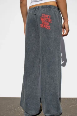 Subdued Pantaloni tuta wide-leg don't waste your tears Multicolor