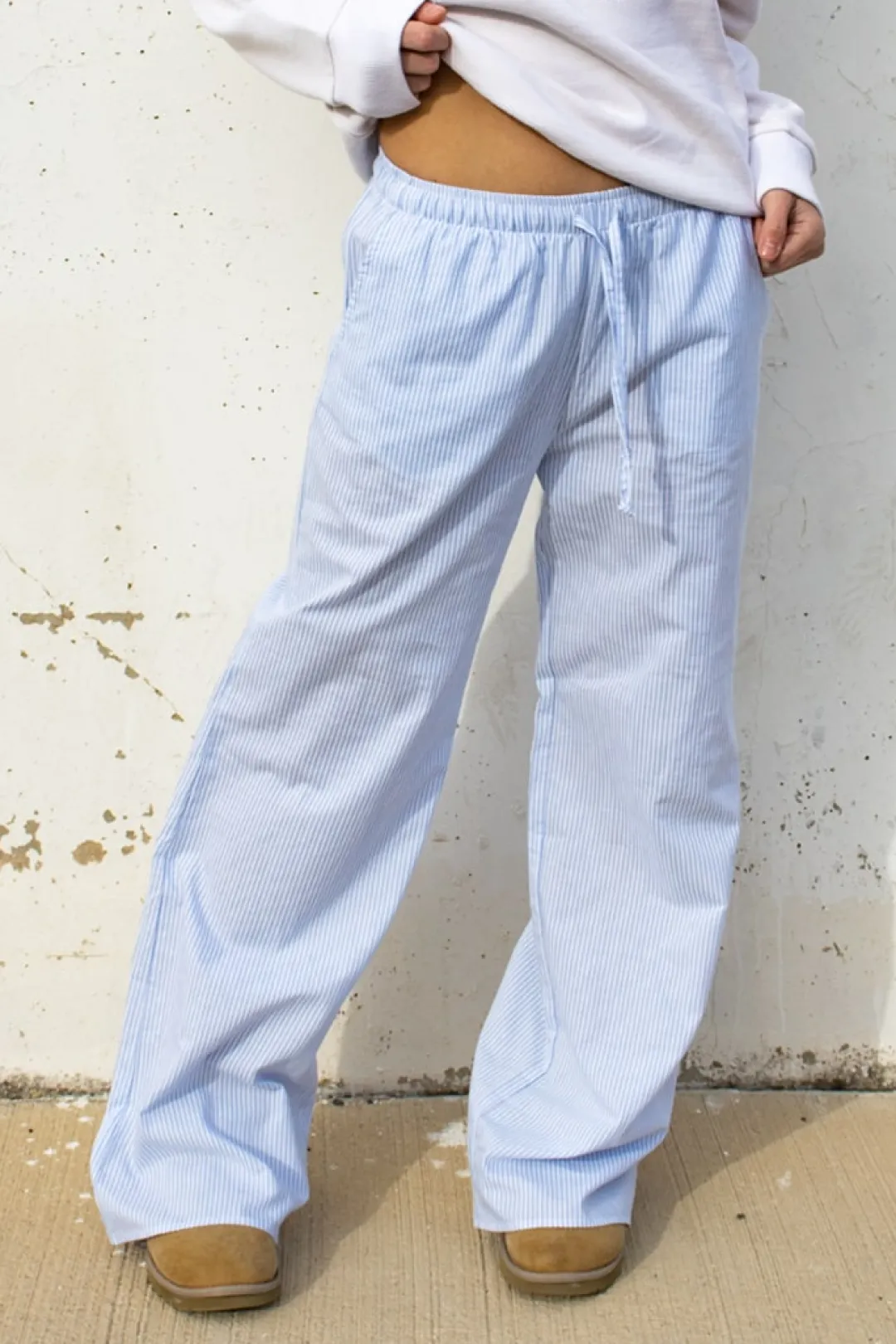 Subdued Pantaloni wide leg con coulisse Multicolor Outlet