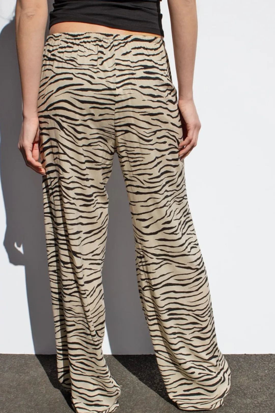 Subdued Pantaloni wide leg con coulisse Multicolor Hot