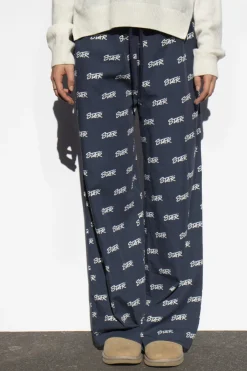 Subdued Pantaloni wide-leg con coulisse Multicolor Clearance