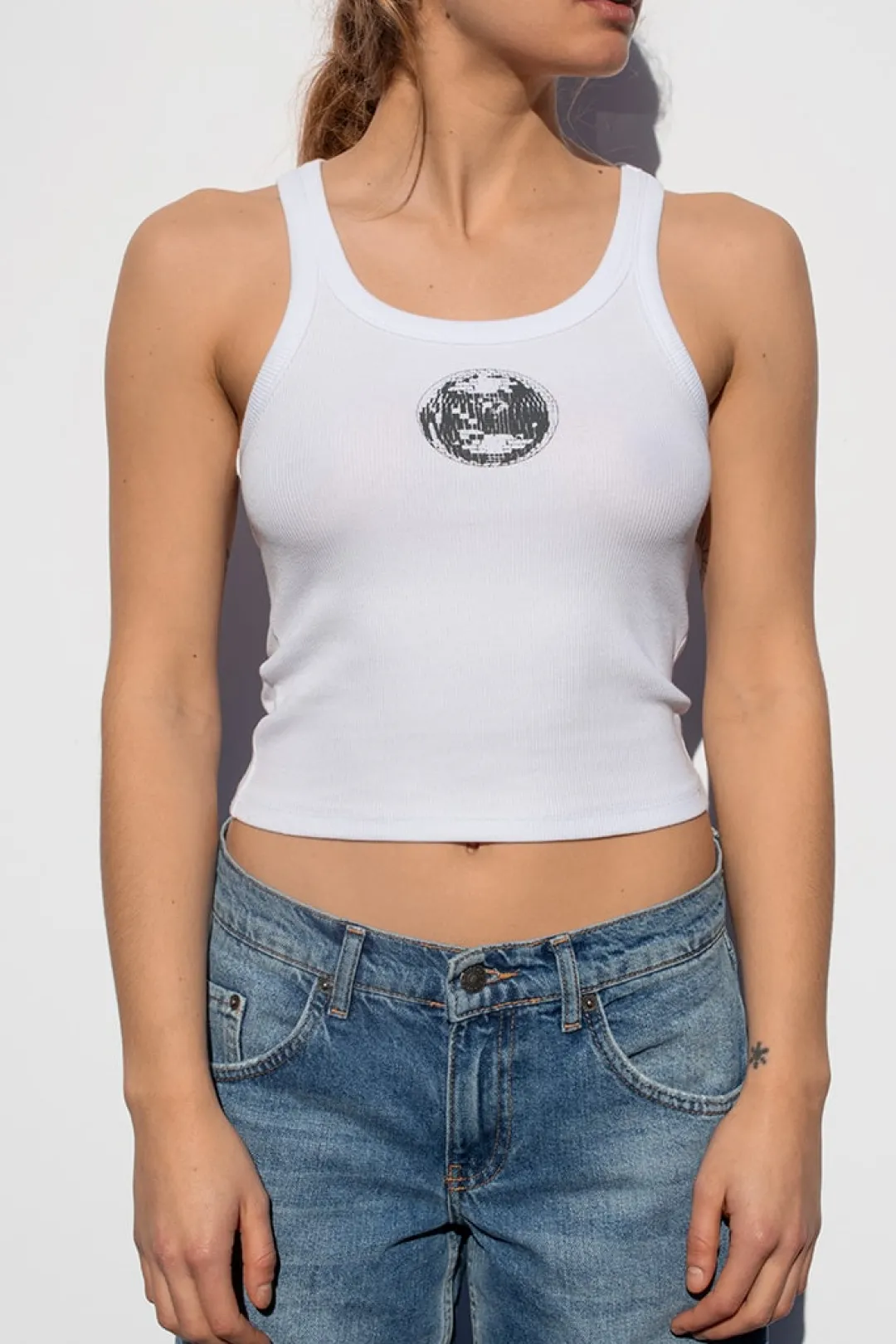 Subdued Tank top Discoball Multicolor Clearance