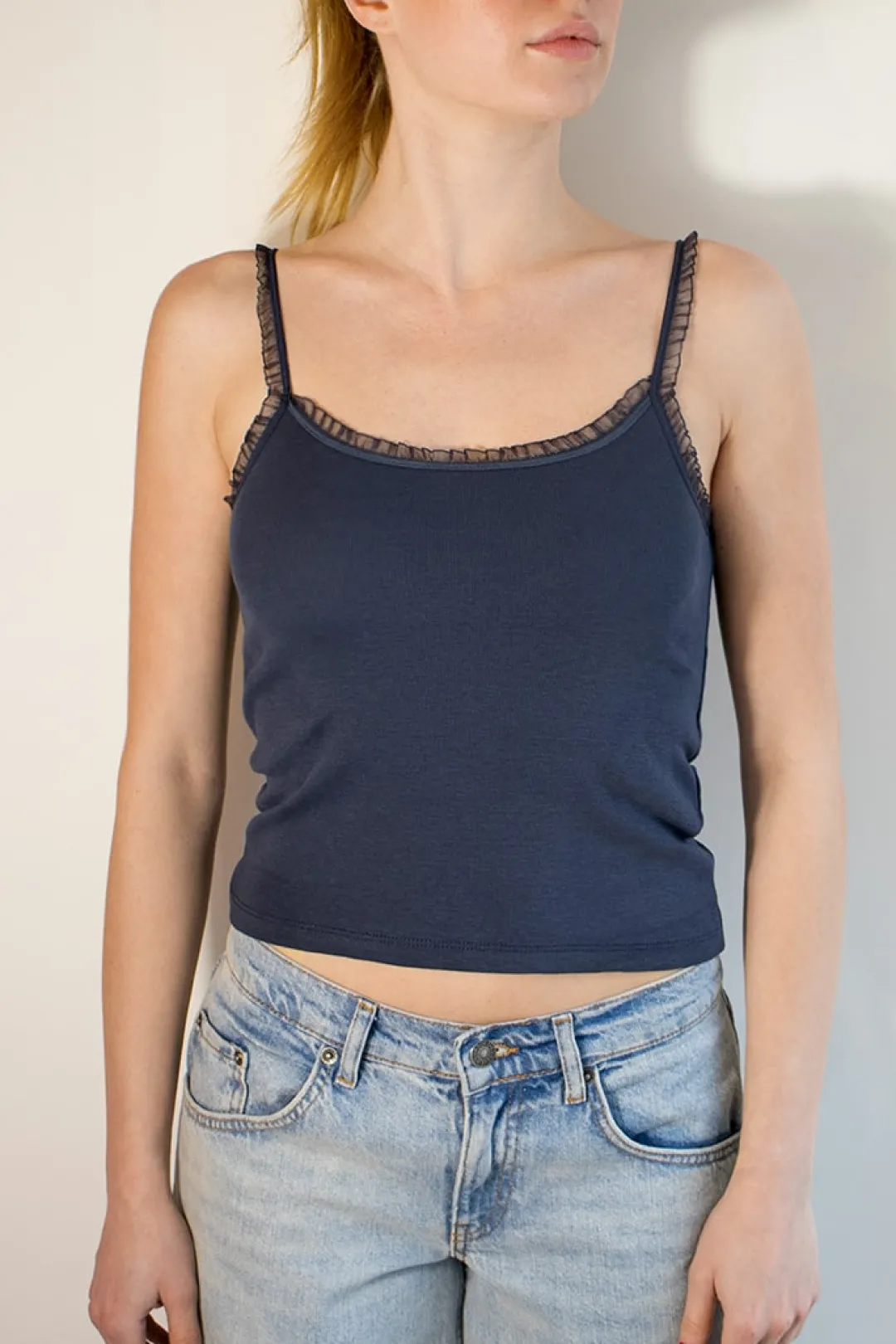 Subdued Tank top inserti in tulle Multicolor Online