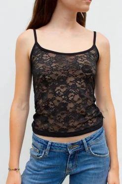 Subdued Tank top pizzo Multicolor New