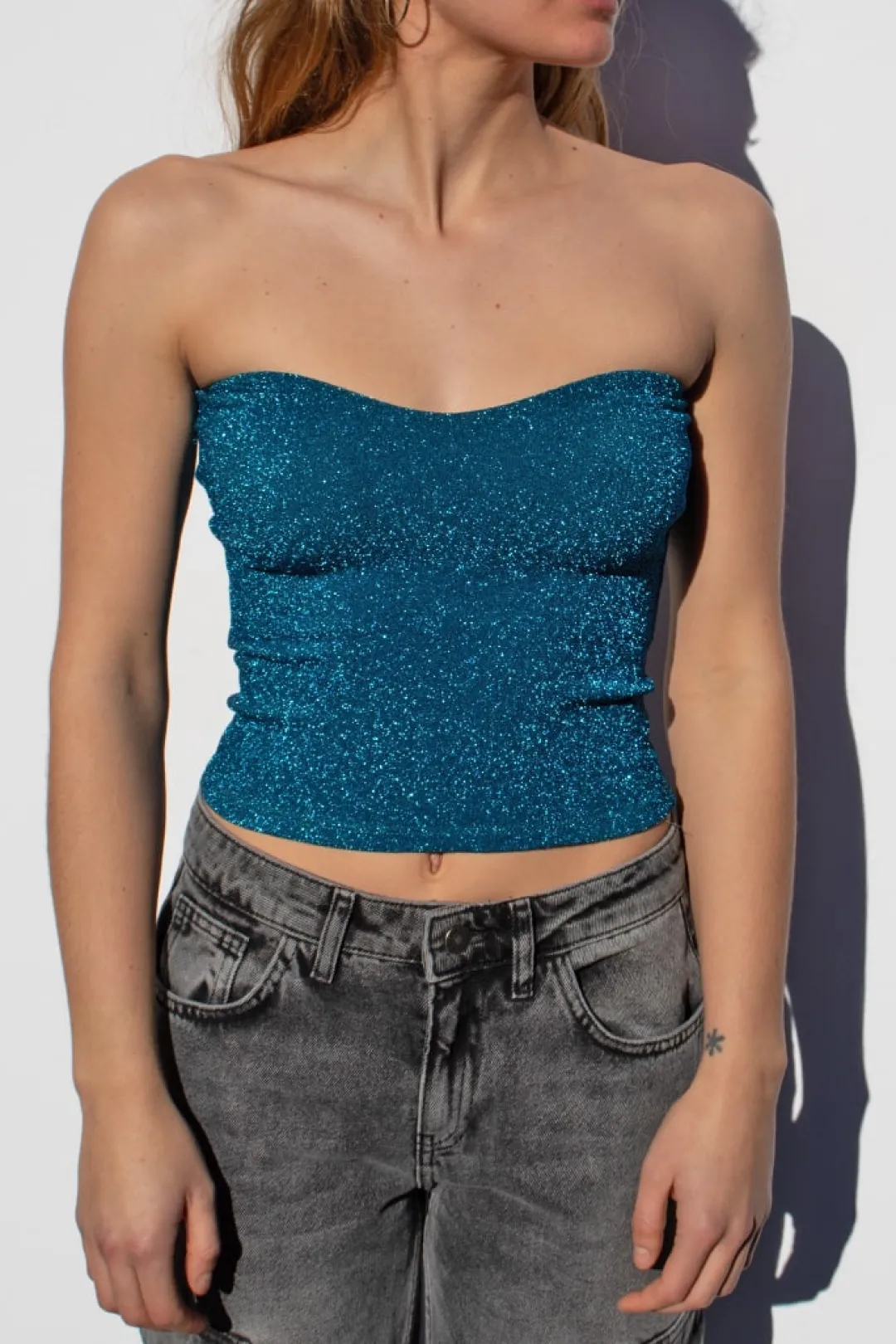 Subdued Top a cuore Multicolor Outlet