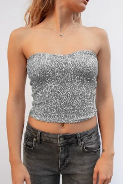 Subdued Top a cuore Multicolor Clearance