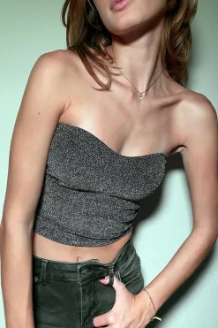 Subdued Top a cuore Multicolor Clearance