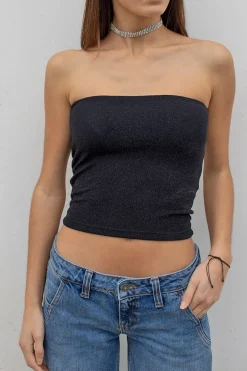 Subdued Top a fascia lurex Multicolor Hot