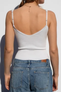 Subdued Top arricciato con fiocco Multicolor Discount