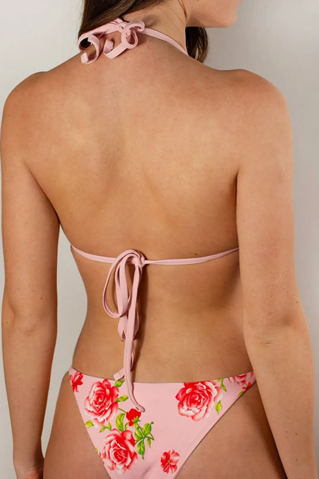 Subdued Top bikini triangolo con rouches Multicolor Online