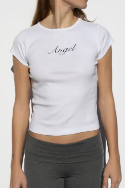 Subdued T-shirt Angel wings con strass Multicolor Clearance