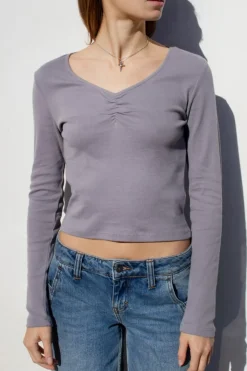 Subdued T-shirt con arricciatura Multicolor Sale