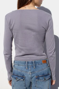Subdued T-shirt con arricciatura Multicolor Sale