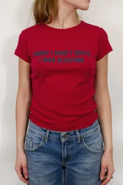 Subdued T-shirt I was sleeping Multicolor Outlet