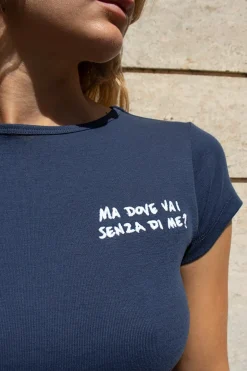 Subdued T-shirt Ma dove vai senza di me Multicolor Online
