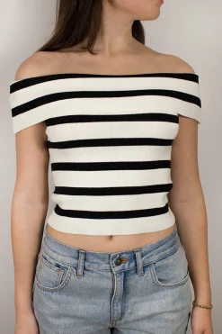 Subdued T-shirt off-shoulders Multicolor Outlet
